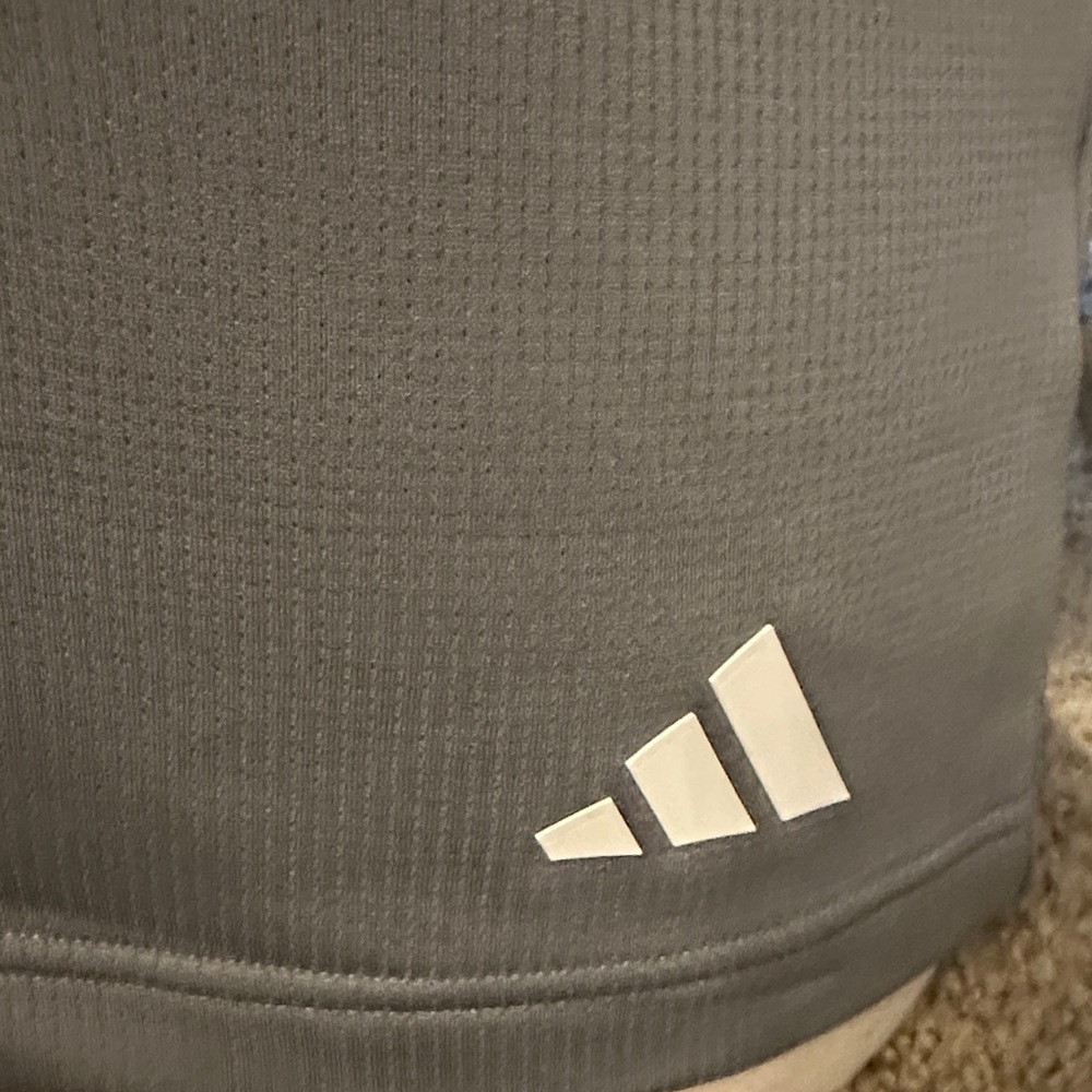 adidas Gray 1/4 Zip Pullover with McGraw Hill Patch - Picture 13 of 13